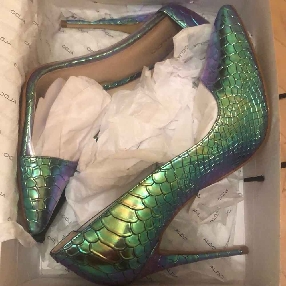 Brand New Aldo mermaid heels size US 10